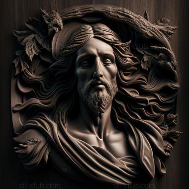3D model st jesus christ (STL)
